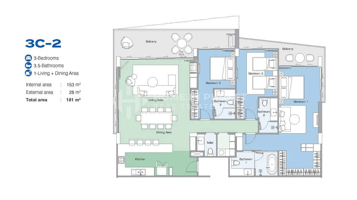 3 Bedroom