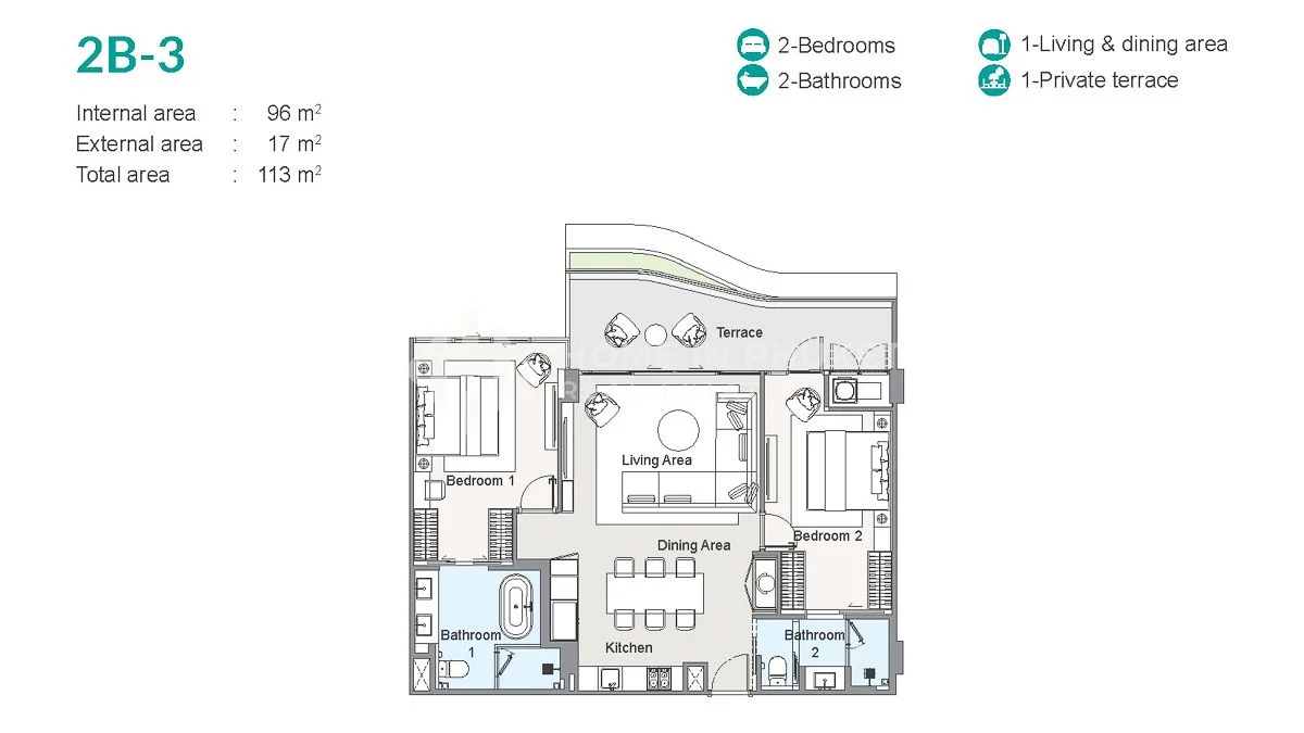 2 Bedroom