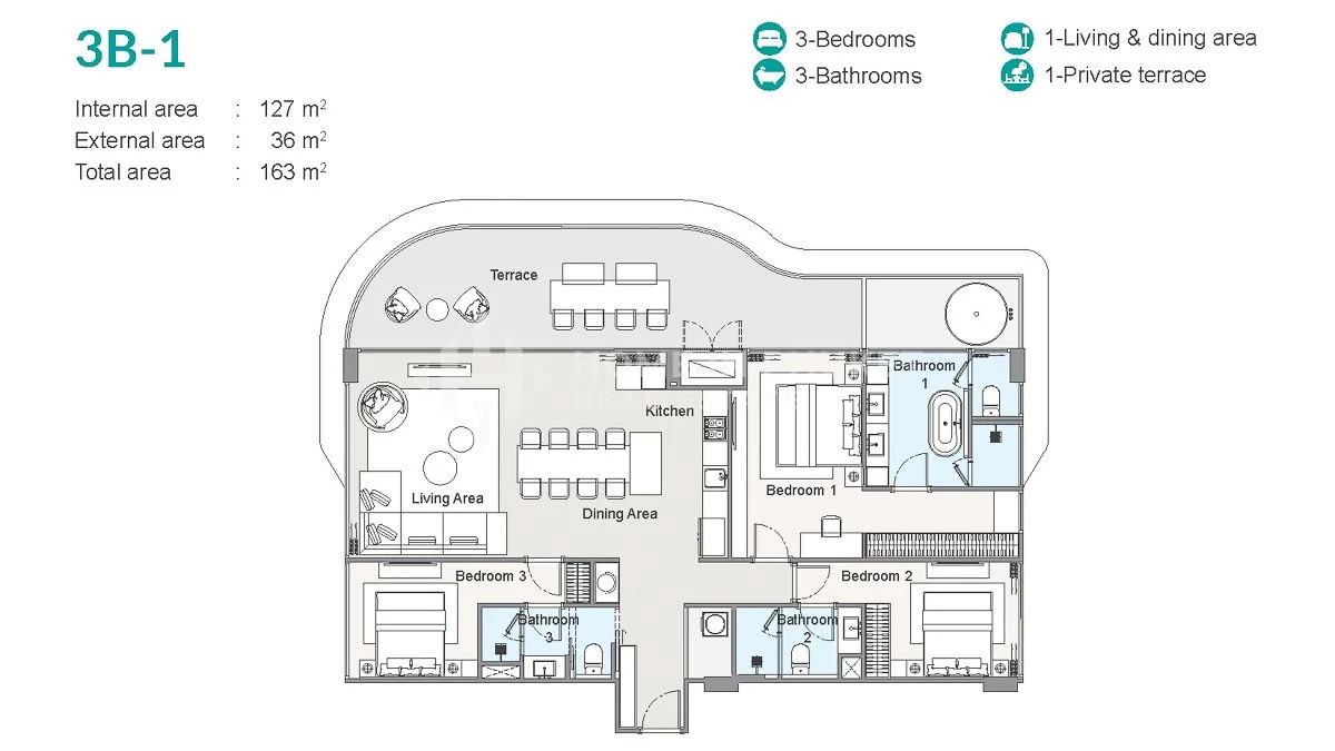 3 Bedroom