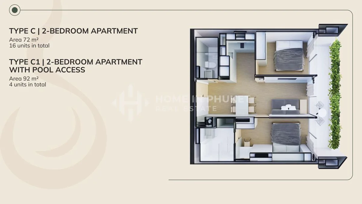 2 Bedroom