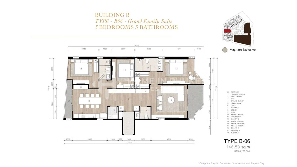 3 Bedroom