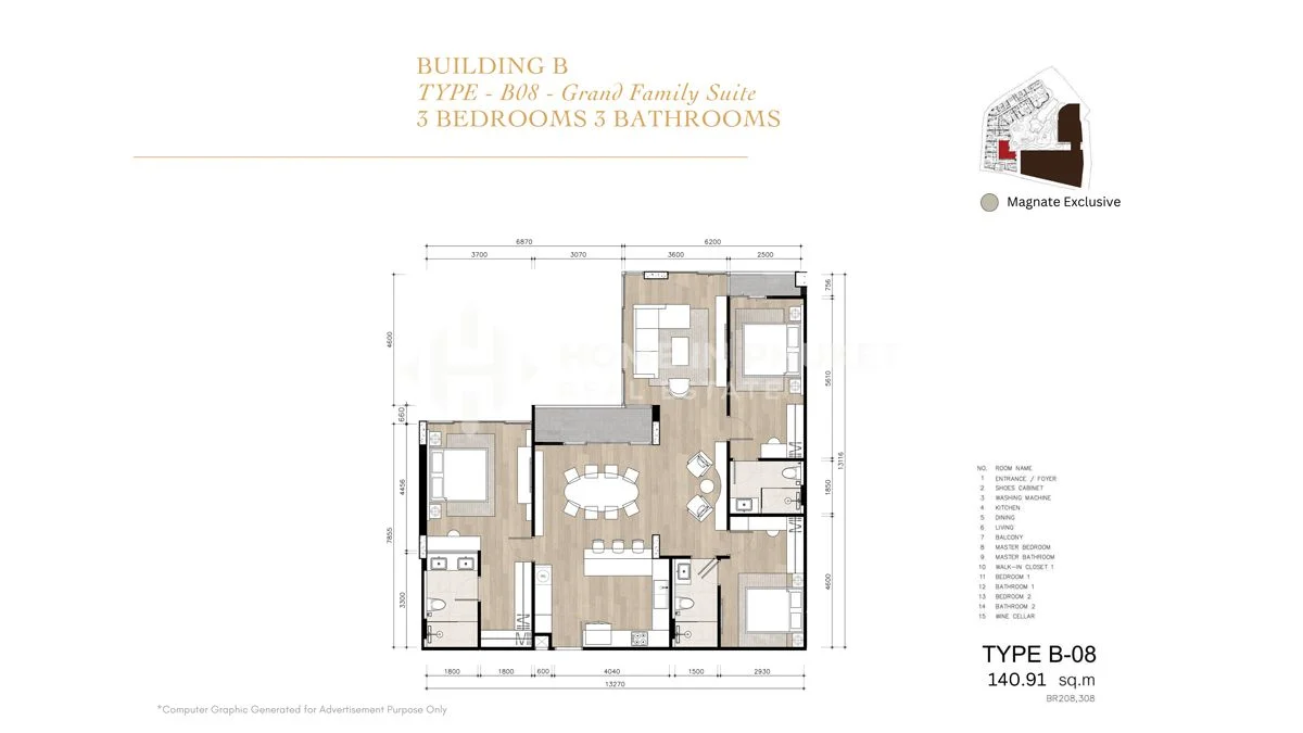 3 Bedroom