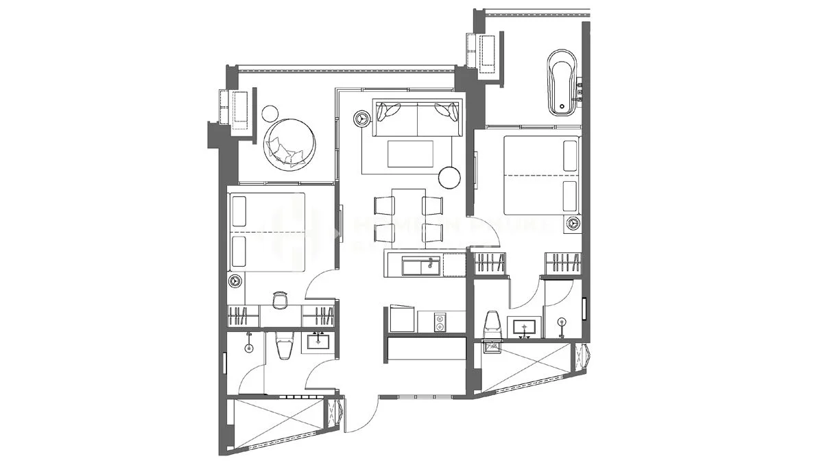 Plan des pièces