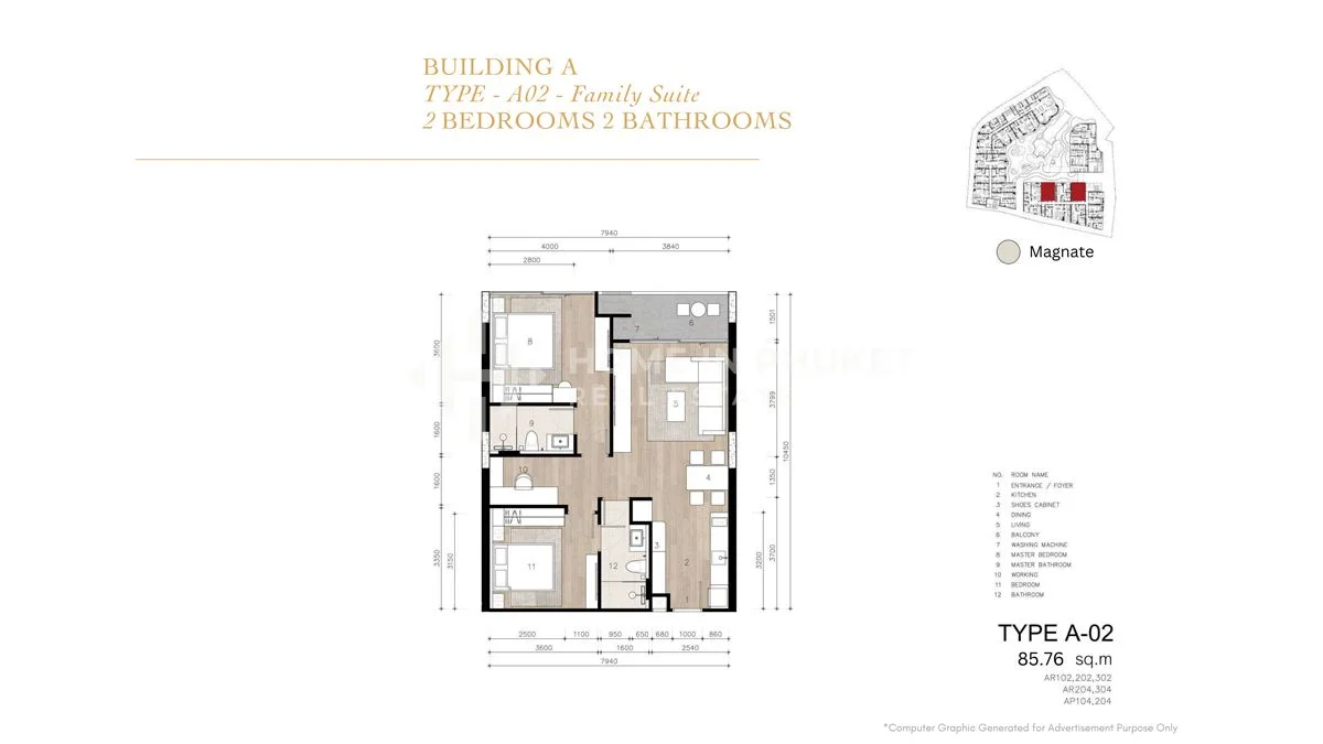 2 Bedroom