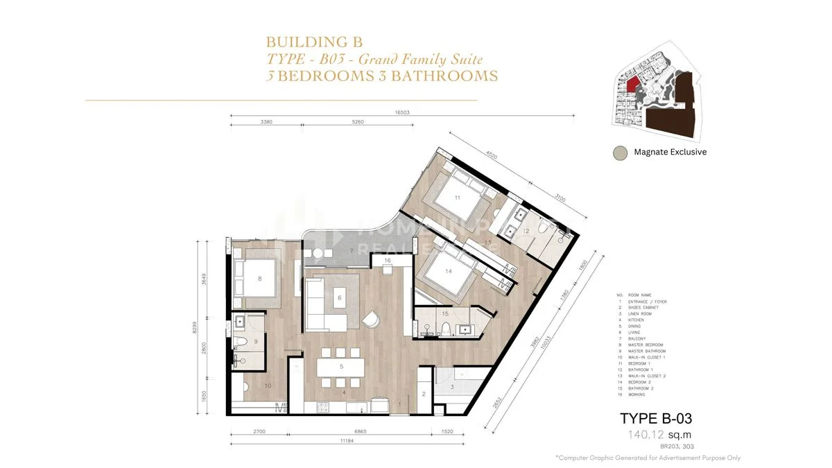 3 Bedroom