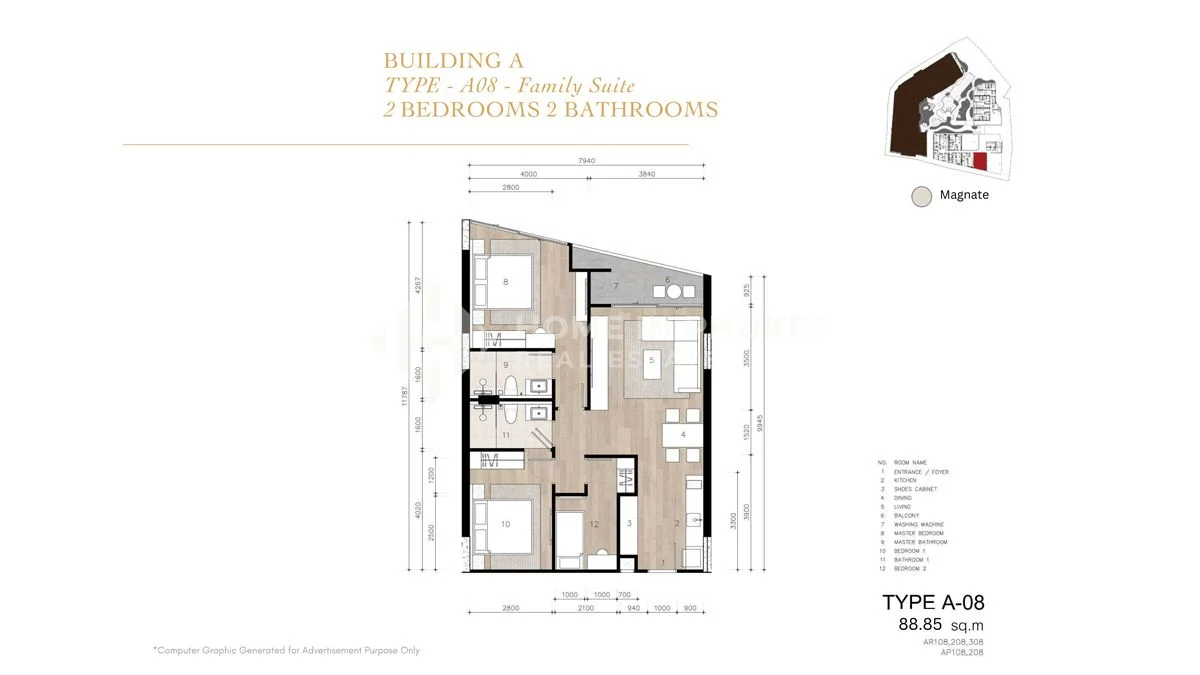 2 Bedroom