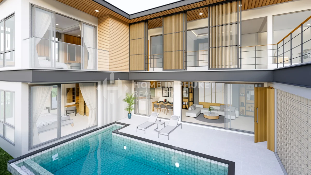Lake View Pool Villas in Layan - Home In Phuket