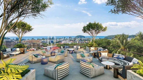 Copropriétés modernes à flanc de colline à Kata