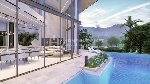 Villas modernes de type Loft avec piscine au parcours de golf à Kathu