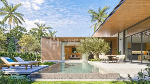 Villas élégantes de 3 chambres avec piscine zen