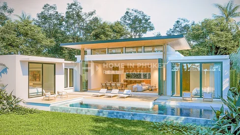 Villas Contemporaines avec Piscine et 3 Chambres