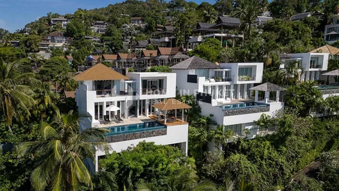 Résidence de 6 chambres avec vue sur mer près de la plage de Surin