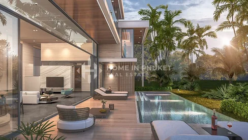 Villas tranquilles de 3 chambres à coucher à flanc de colline