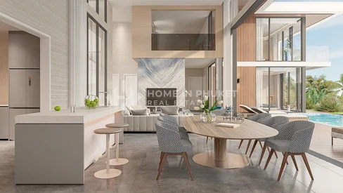 Villas modernes de 4 chambres à coucher à flanc de colline