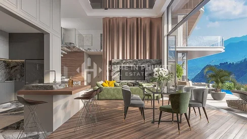 Villas à flanc de colline avec vues panoramiques