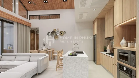 Villas modernes de 3 chambres avec piscine à Thep Krasatti