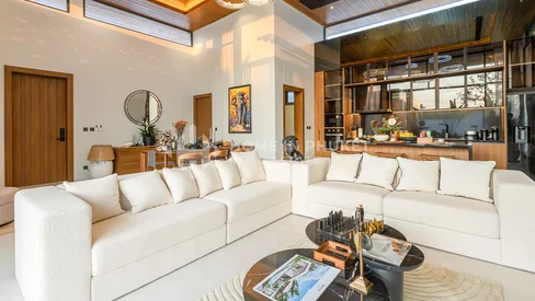 Villas tropicales contemporaines avec piscine