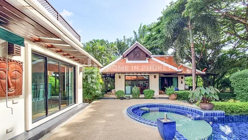 Villa de style thaïlandais-balinais avec piscine privée