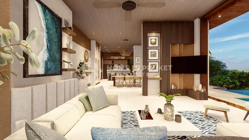 Villas à flanc de colline avec vue sur mer à Mai Khao