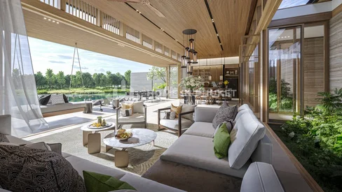 Villas luxueuses avec piscine au bord de l'eau