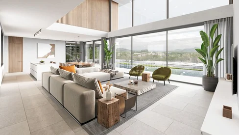 Villas tranquilles à flanc de colline à Koh Kaew