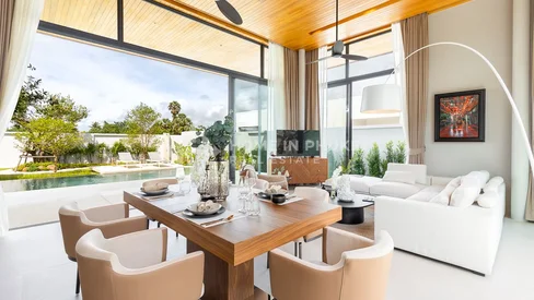 Élégantes villas de style japonais à 3 chambres avec piscine