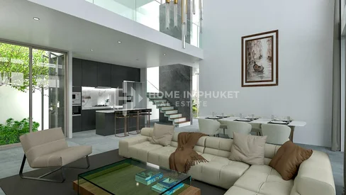 Villa moderne avec terrasse sur le toit à Rawai