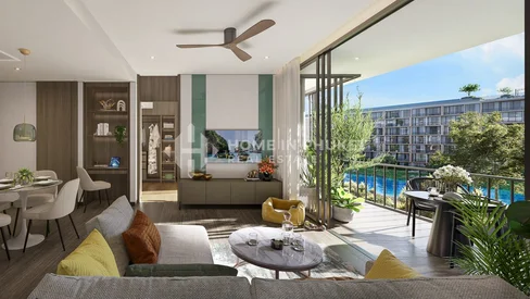 Copropriétés de luxe surplombant des lagons sereins