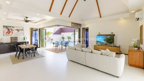 Villa thaïlandaise et balinaise de 2 chambres avec piscine au sel