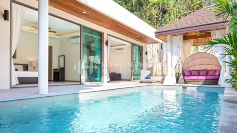 Villa contemporaine de style thaïlandais et balinais avec 4 chambres à coucher et piscine