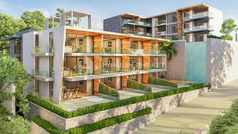 Copropriété de luxe à flanc de colline avec vue sur la baie de Patong