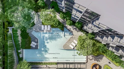 Copropriété contemporaine d'une chambre