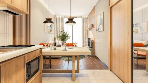 Spacieuse copropriété d'une chambre à coucher en angle