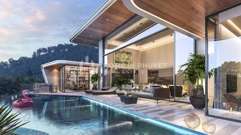 Villa élégante avec vues panoramiques sur les montagnes