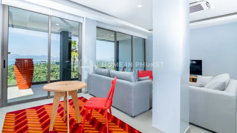 Spacieuse copropriété d'une chambre avec vue sur la mer à Surin