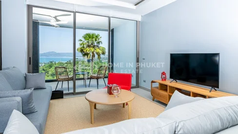 Spacieuse copropriété d'une chambre avec vue sur la mer à Surin