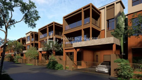 Villa contemporaine avec terrasse sur le toit