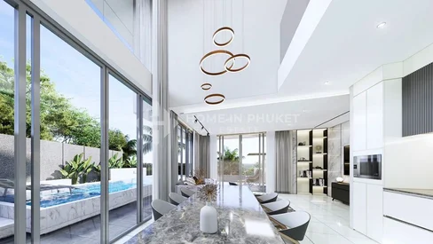 Modern Hillside Villa in Kata with Pool