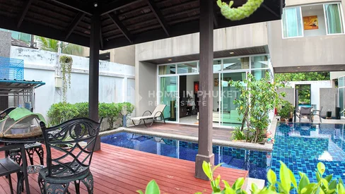 Élégante villa de 4 chambres de style loft à Rawai