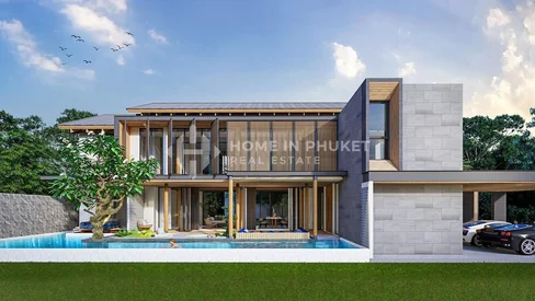 Luxueuse villa avec piscine d'inspiration balinaise à Pasak