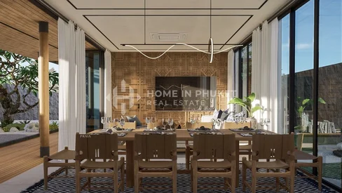 Luxueuse villa avec piscine d'inspiration balinaise à Pasak