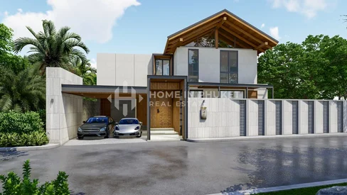 Luxueuse villa avec piscine d'inspiration balinaise à Pasak