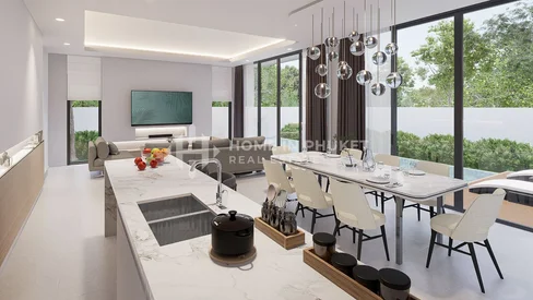 Villa moderne de 4 chambres avec piscine à Chalong