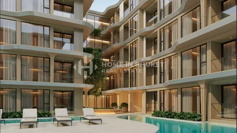 Современный кондоминиум с 1 спальней на берегу Бельвю