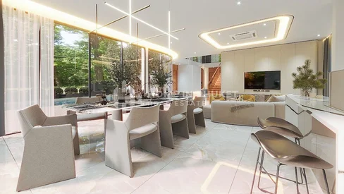 Villas de 4 chambres avec piscine à Thep Krasatti