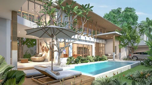 Villa contemporaine tranquille de 5 chambres