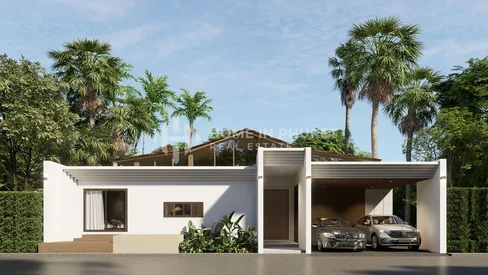 Villa moderne avec piscine et 3 chambres à Thep Krasatti