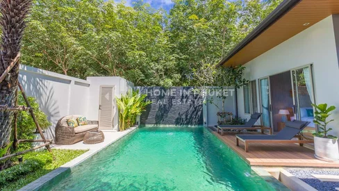 Villas contemporaines de style balinais avec piscine à proximité de Nai Yang