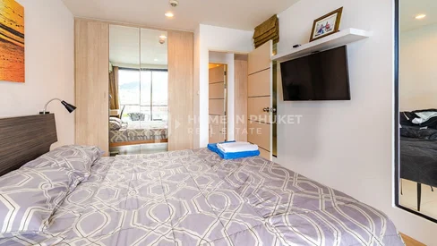 Partial Sea View 1-Bed Condo in Patong