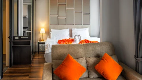 Copropriété moderne de style station balnéaire près de la plage de Surin